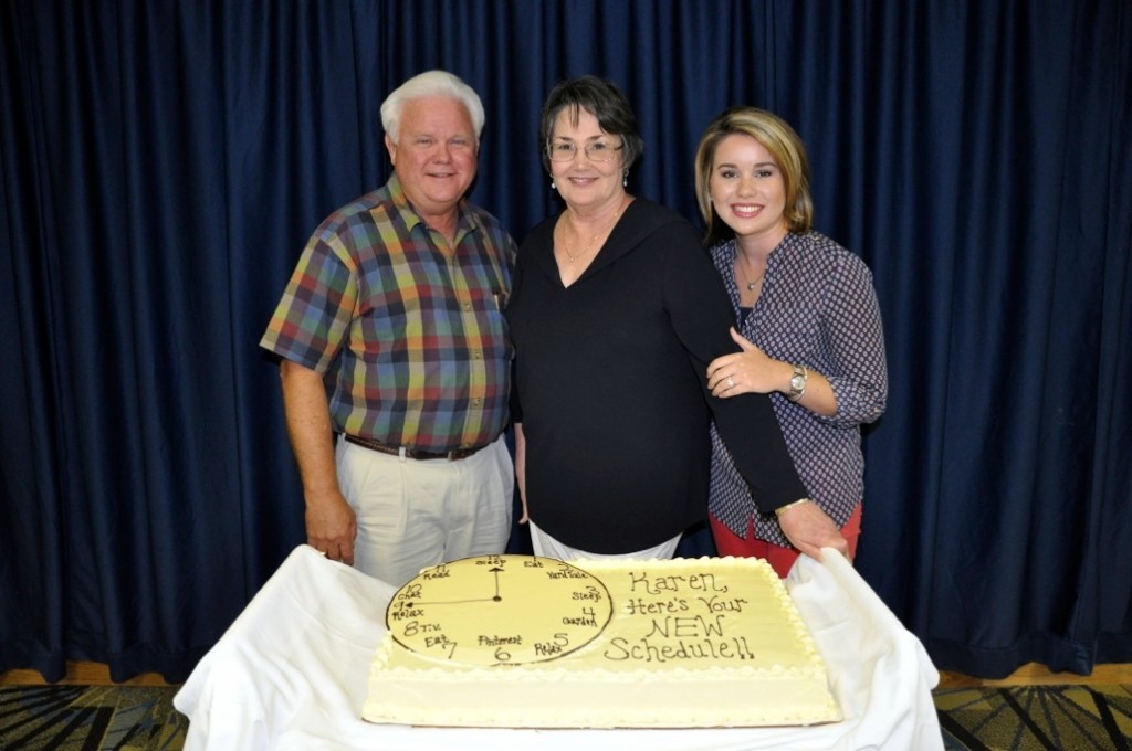 Larry, Karen, and Laura at Karen Tully's LACES Retirement Party